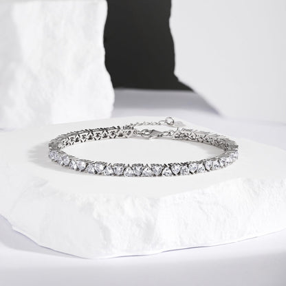 [Elite]Dazzling Romantic Heart Shape Lover Bracelet