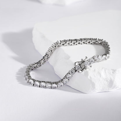 [Elite]Luxurious Ornate Round Cut Tennis Bracelet
