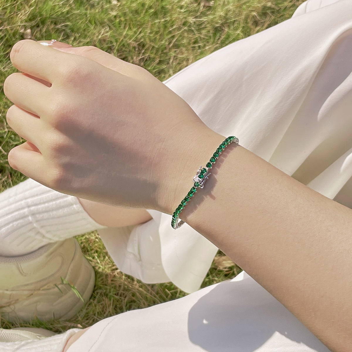 [Elite]Radiant Colorful Round Cut Party Bracelet