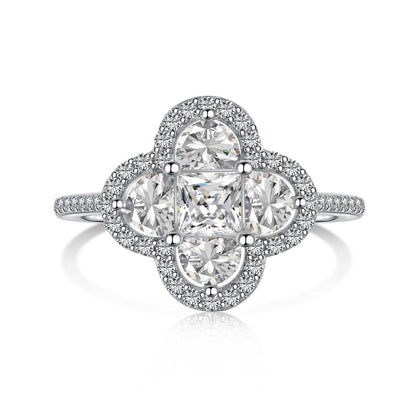 [Elite]Luxurious Eternity Flower Shape Banquet Ring