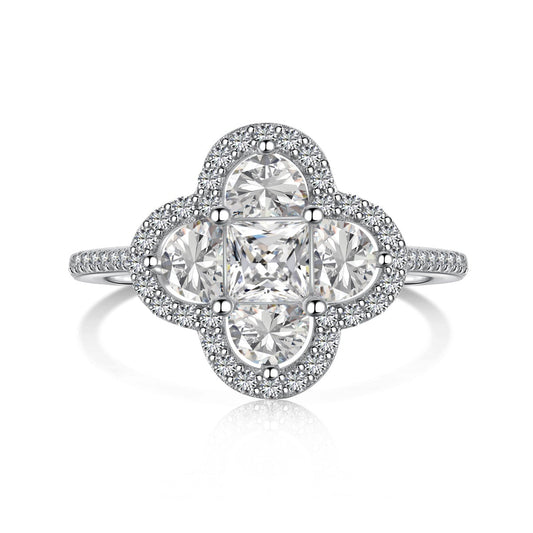 [Elite]Luxurious Eternity Flower Shape Banquet Ring