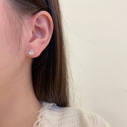 [Elite]Oval Classic Dignified Elegant Earrings