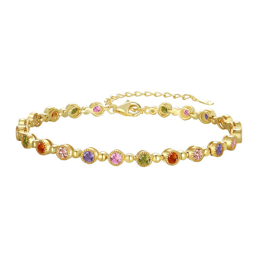[Elite]Sparkling Exquisite Round Cut Party Bracelet