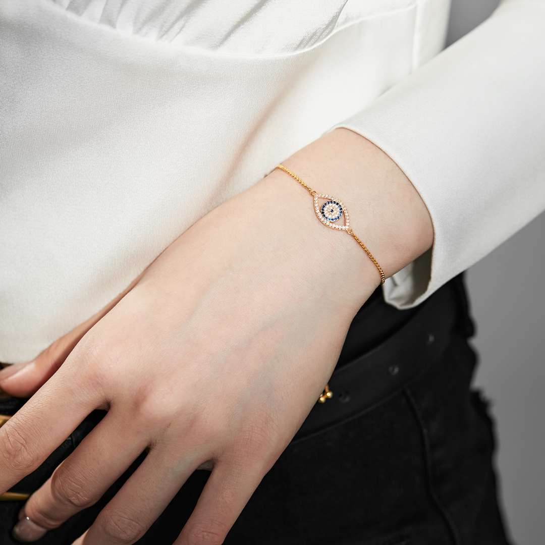 [Elite]Dazzling Eye Shape Necklace