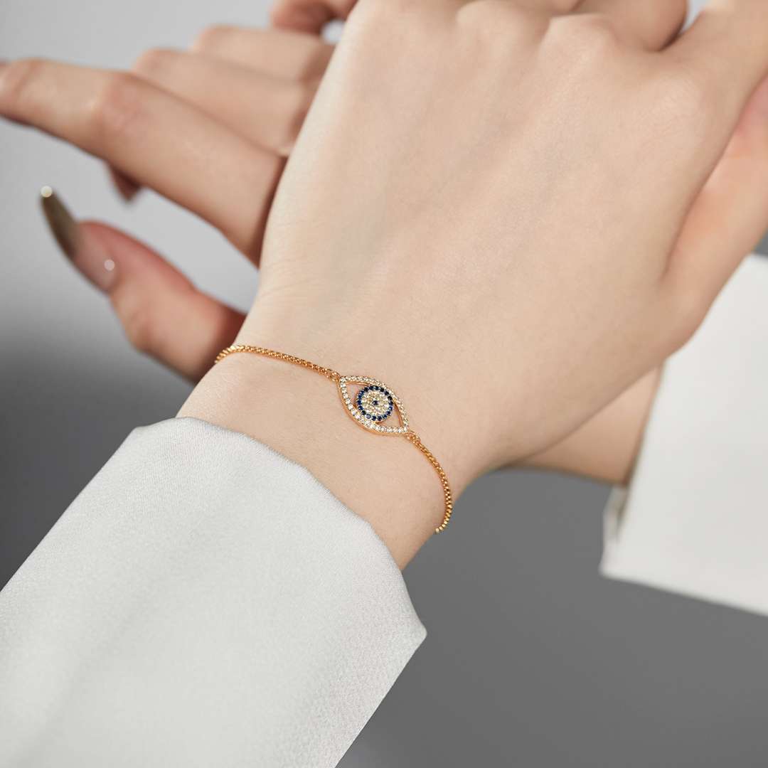 [Elite]Dazzling Eye Shape Necklace
