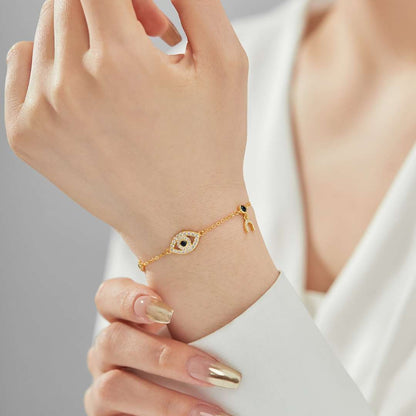 [Elite]Dainty Eye Shape Necklace