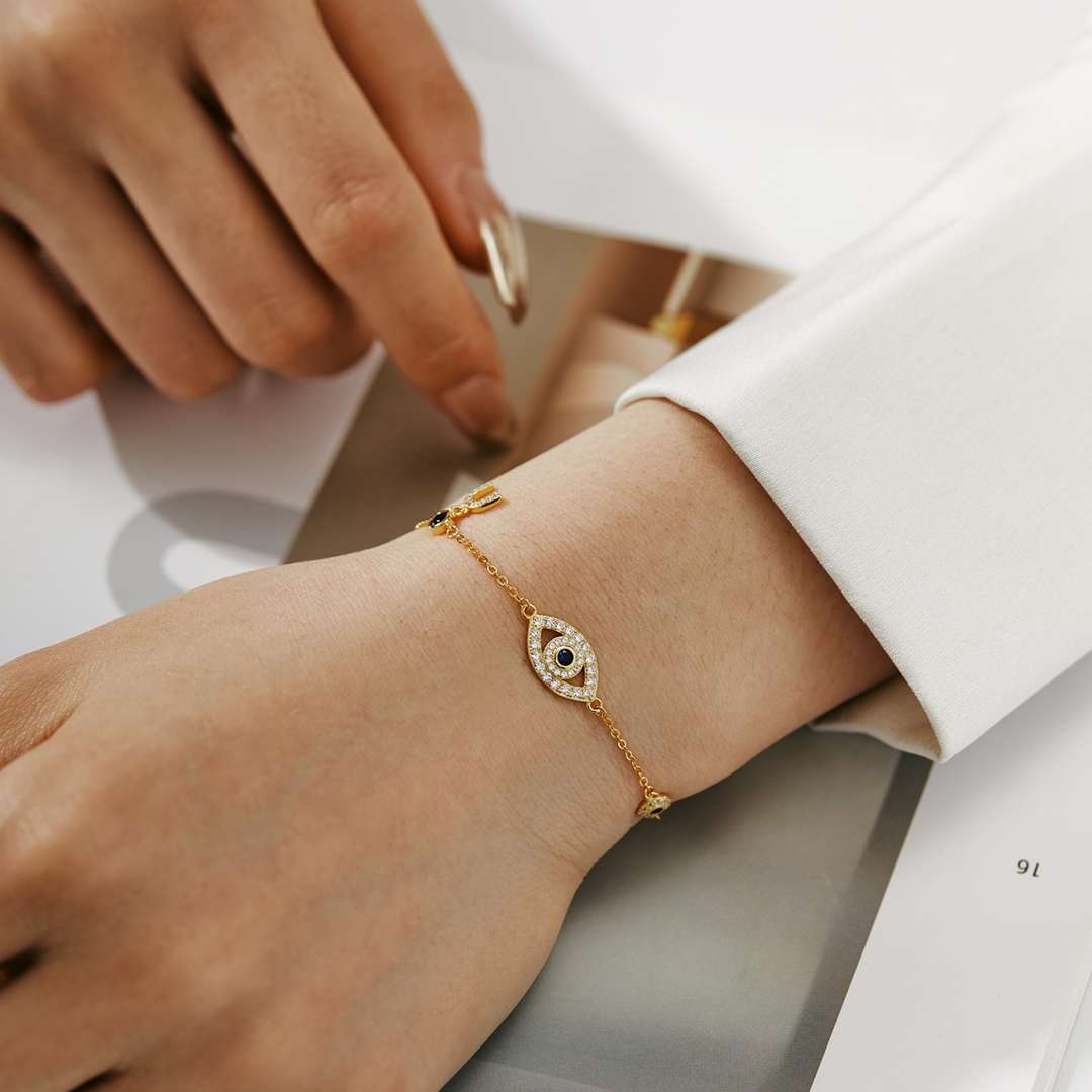 [Elite]Dainty Eye Shape Necklace