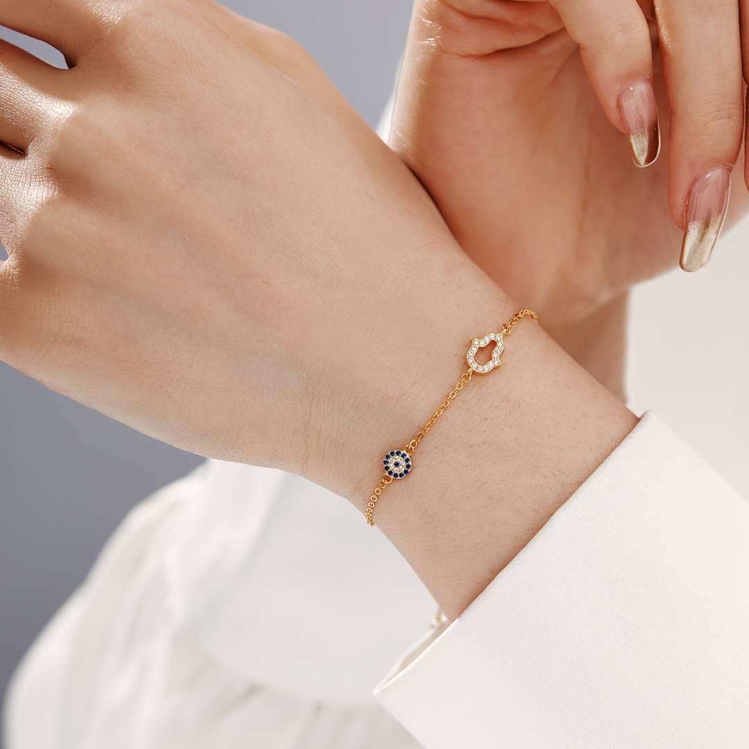 [Elite]Gost Shape & Round Shape Necklace