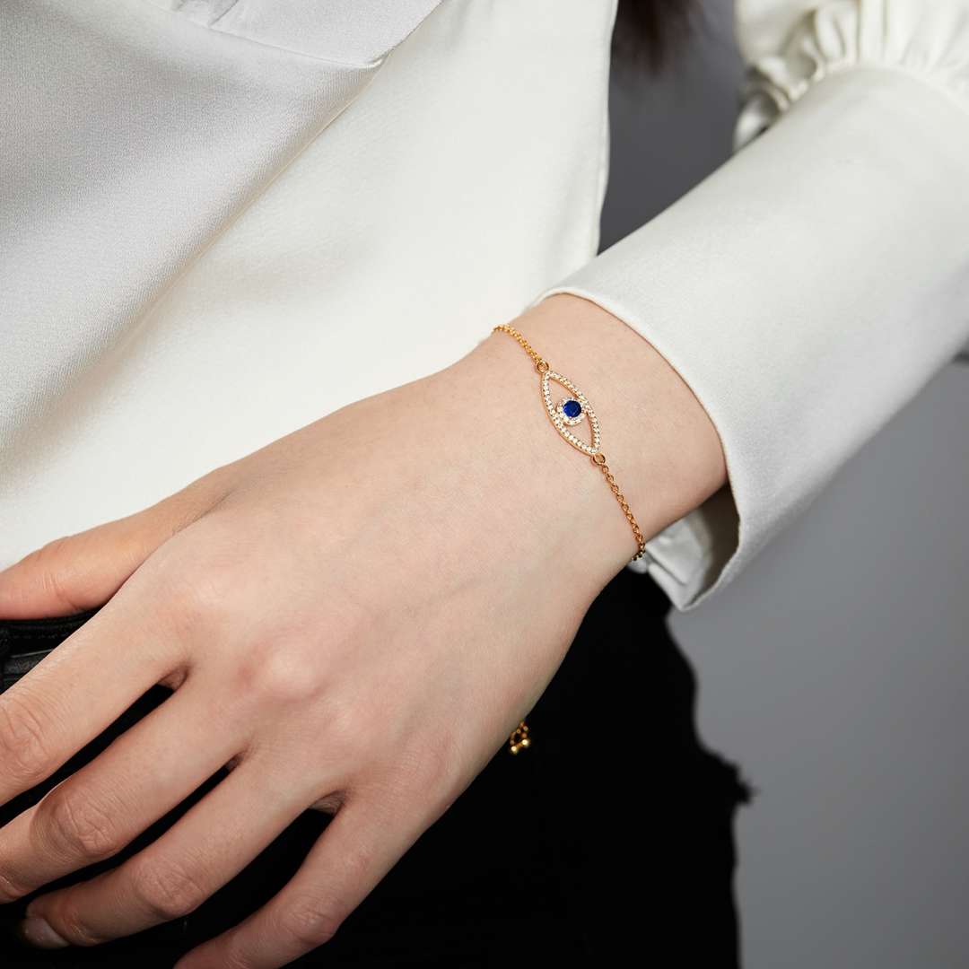 [Elite]Devil's Eye Hollow Design Bracelet