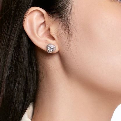 [Elite]Dazzling Heart Shape Lover Earrings