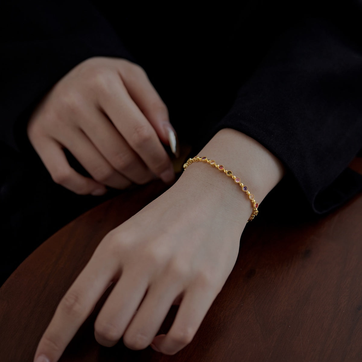 [Elite]Sparkling Exquisite Round Cut Party Bracelet