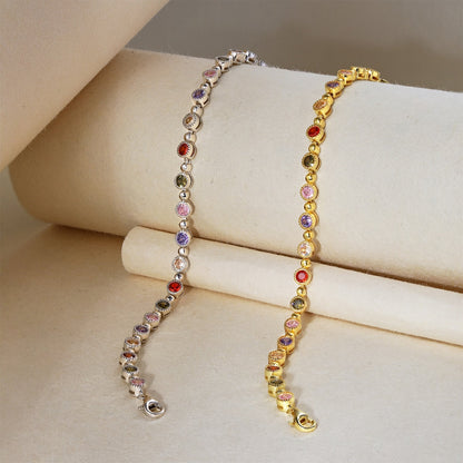 [Elite]Sparkling Exquisite Round Cut Party Bracelet