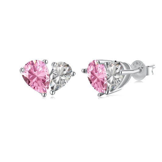 [Elite]Dazzling Elegant Heart Cut Lover Earrings