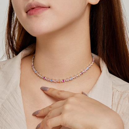 [Elite]Radiant Colorful Rainbow Necklace