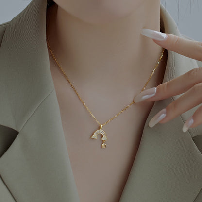 [Elite]Unique Rainbow Star Necklace