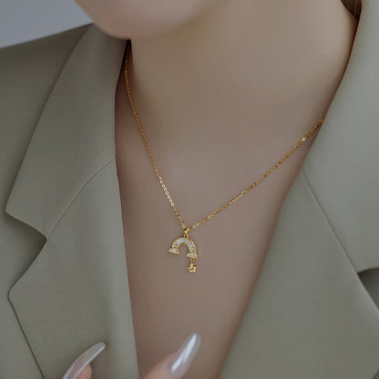 [Elite]Unique Rainbow Star Necklace