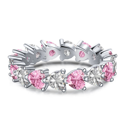 [Elite]0.25 Carat Radiant Romance Heart Cut Lover Ring