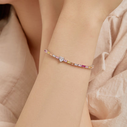[Elite]Delicate Romantic Heart Shape Lover Bracelet