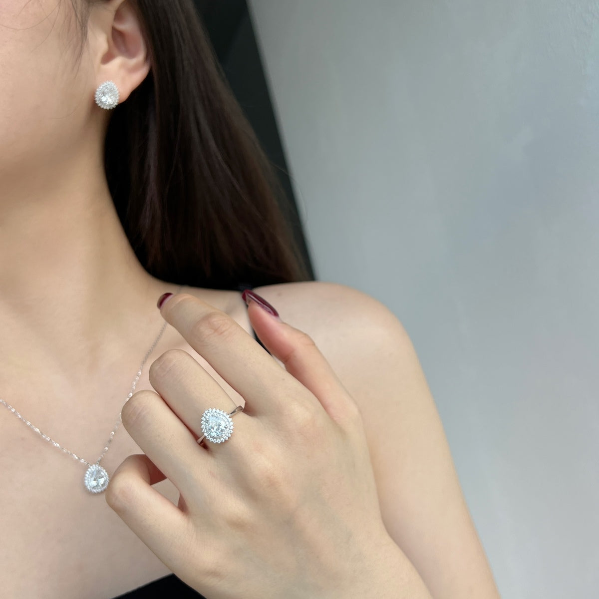 [Elite]Delicate Gorgeous Pear Cut Daily Earrings