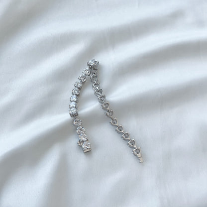 [Elite]0.75 Carat Elegant Romantic Heart Shape Lover Bracelet