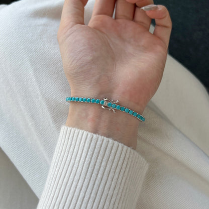 [Elite]Dainty Charming Round Cut Tennis Bracelet