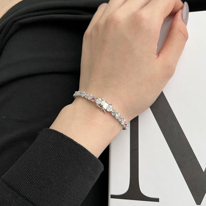 [Elite]Dazzling Radiant Multi Cut Daily Bracelet