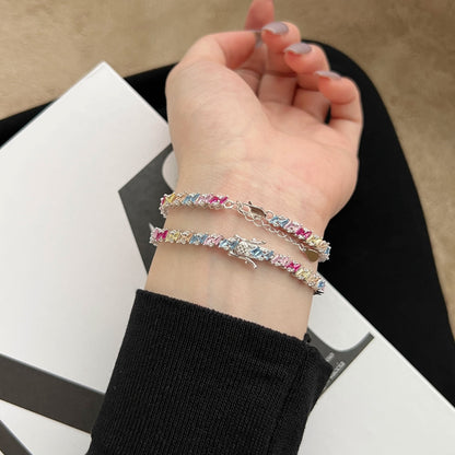 [Elite]Ornate Sparkling Multi Cut Party Bracelet
