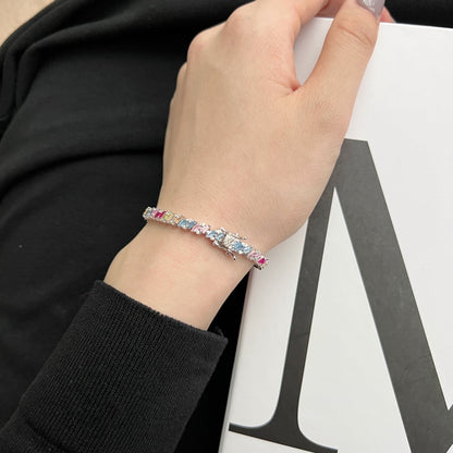 [Elite]Ornate Sparkling Multi Cut Party Bracelet