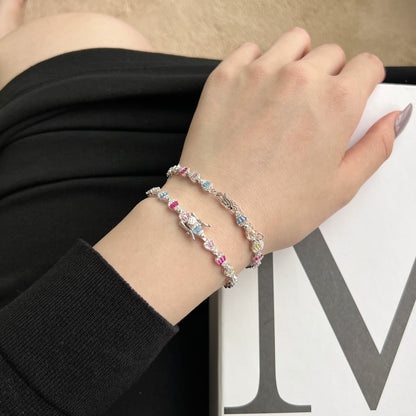 [Elite]Radiant Water Drop Shape Daily Bracelet