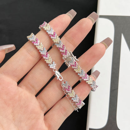 [Elite]Ornate Sparkling Round Cut Party Bracelet