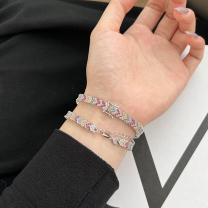 [Elite]Ornate Sparkling Round Cut Party Bracelet