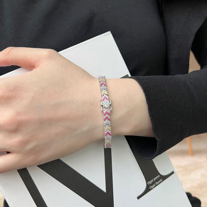 [Elite]Ornate Sparkling Round Cut Party Bracelet