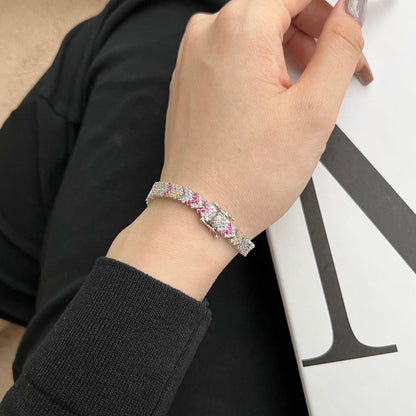 [Elite]Ornate Sparkling Round Cut Party Bracelet