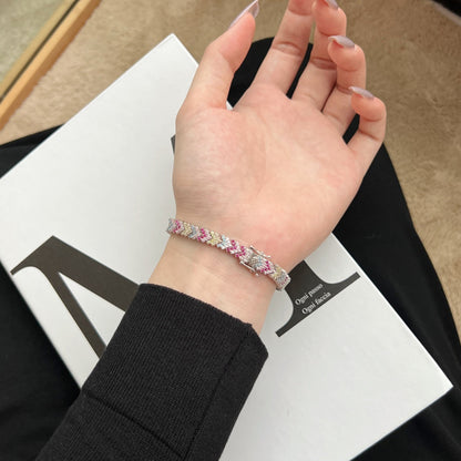 [Elite]Ornate Sparkling Round Cut Party Bracelet