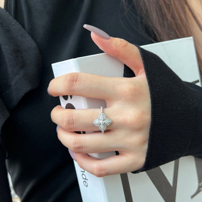 [Elite]Luxurious Colorful Flower Shape Banquet Ring
