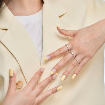 [Elite]Radiant Sparkling Round Cut Daily Ring