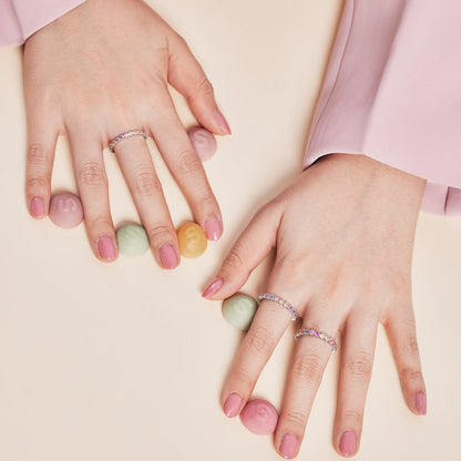 [Elite]Radiant Sparkling Round Cut Daily Ring