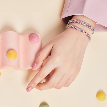 [Elite]Ornate Sparkling Round Cut Party Bracelet