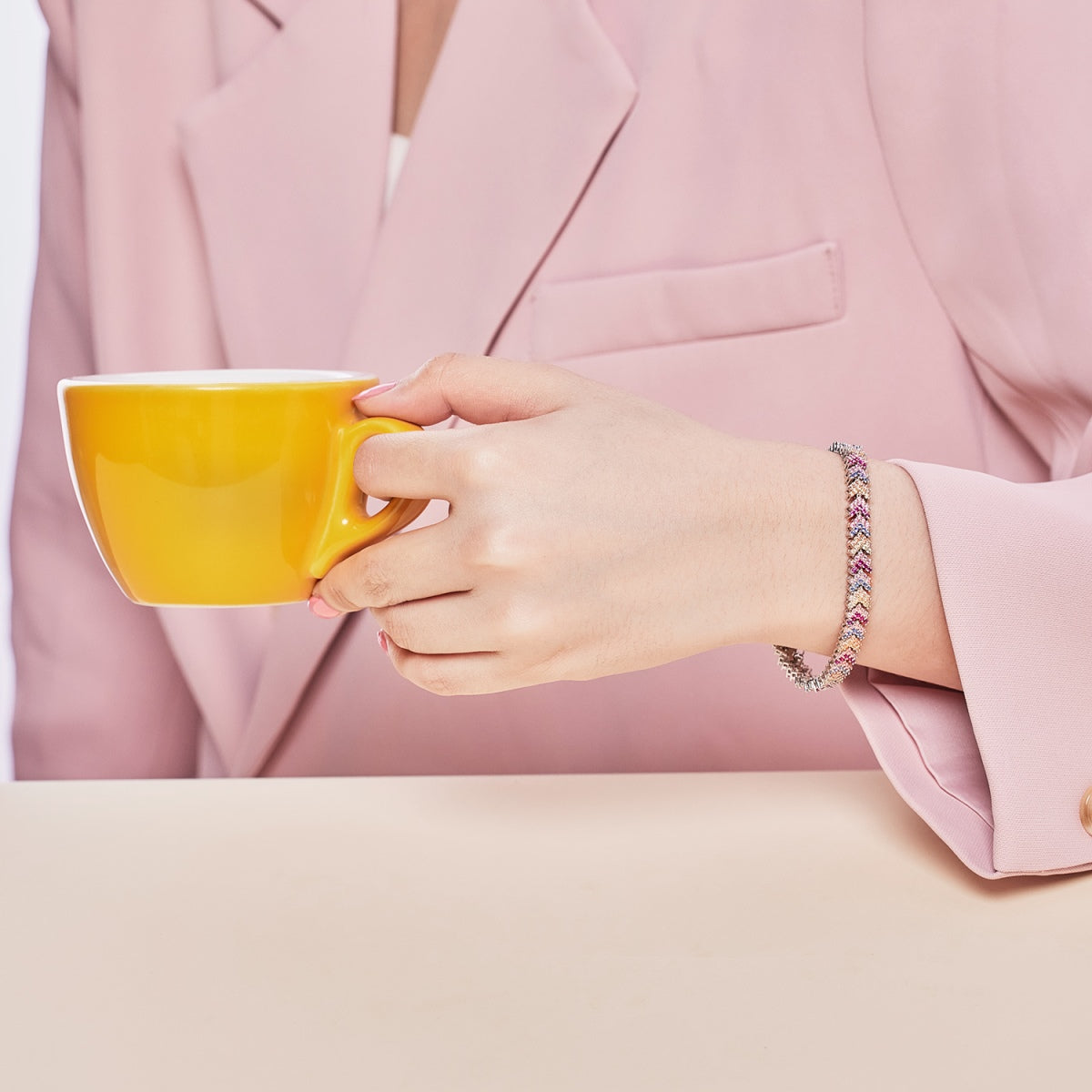 [Elite]Ornate Sparkling Round Cut Party Bracelet