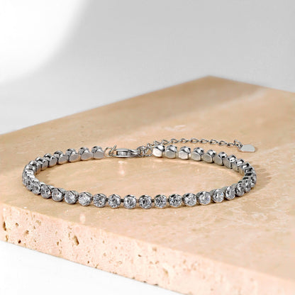 [Elite]Dazzling Sparkling Round Cut Daily Bracelet