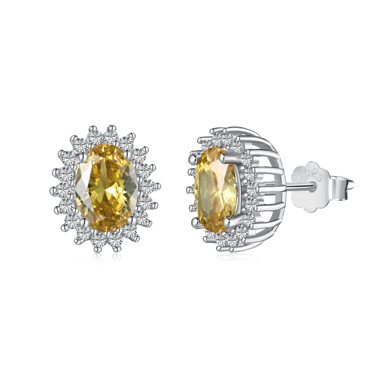 [Elite]Delicate Radiant Oval Cut Daily Earrings
