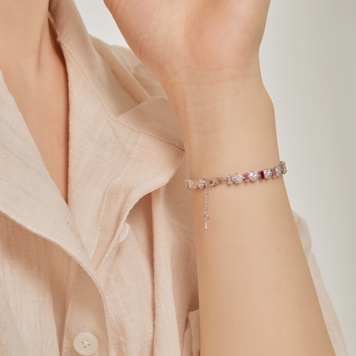 [Elite]Radiant Colorful Round Shape Daily Bracelet