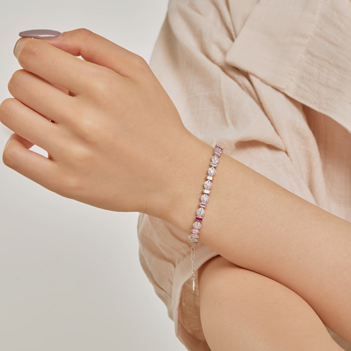 [Elite]Radiant Colorful Round Shape Daily Bracelet