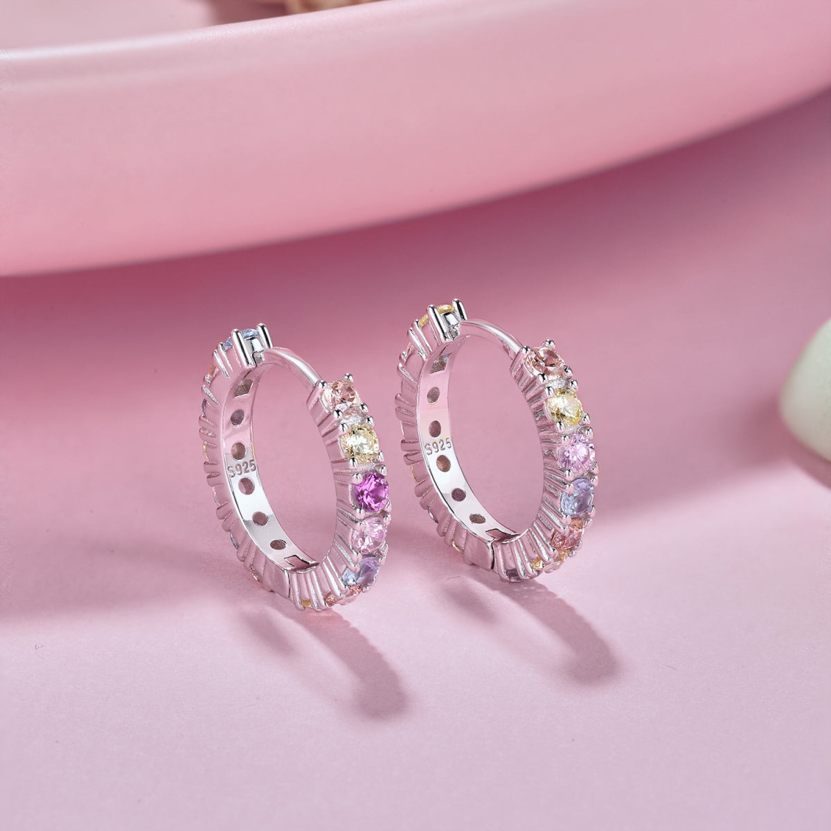 [Elite]Radiant Colorful Round Cut Earrings