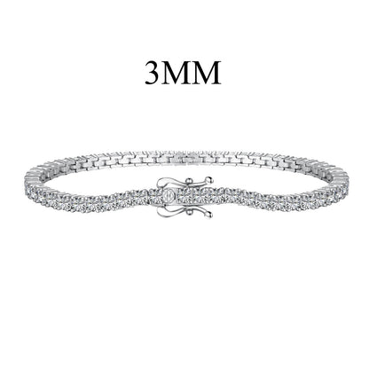 [Elite]Dainty Charming Round Cut Tennis Bracelet