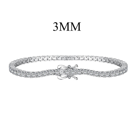 [Elite]Dainty Charming Round Cut Tennis Bracelet
