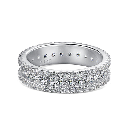 [Elite]Delicate Colorful Round Cut Daily Ring