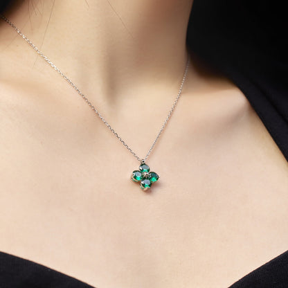 [Elite]Four-Leaf Clover And Eight-Pointed Star Necklace