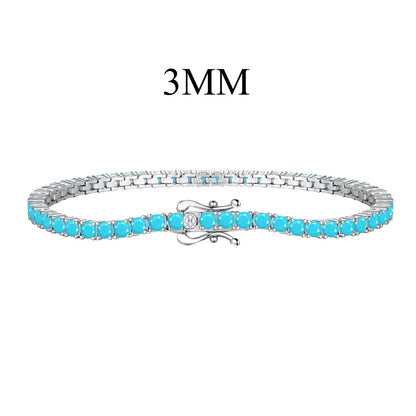 [Elite]Dainty Charming Round Cut Tennis Bracelet