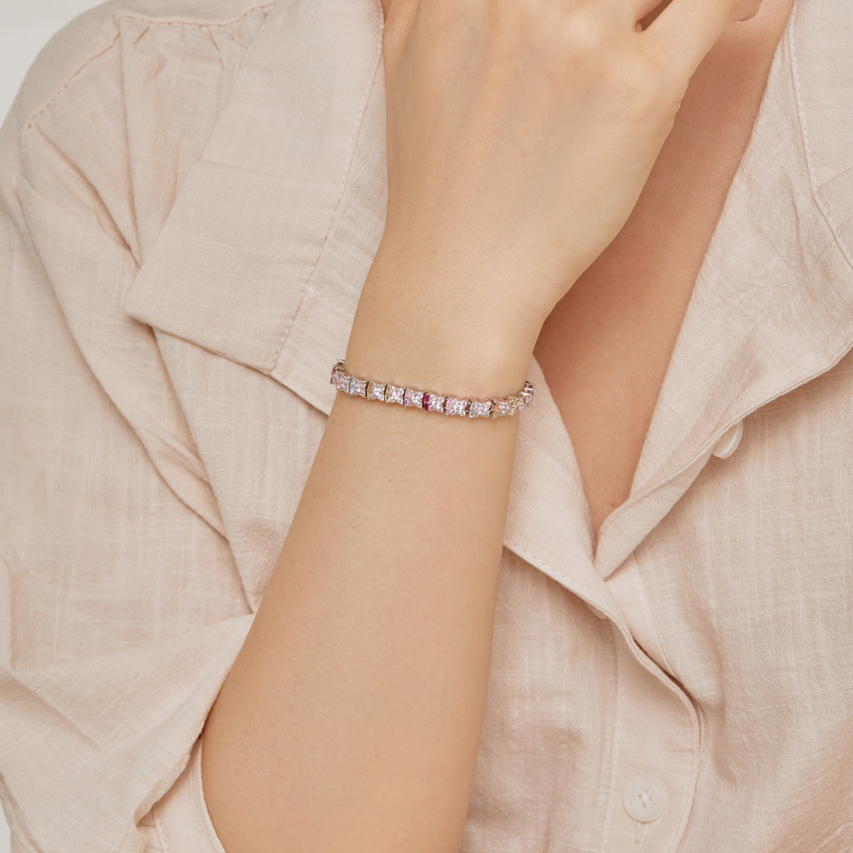 [Elite]Unique Colorful Flower Shape Daily Bracelet